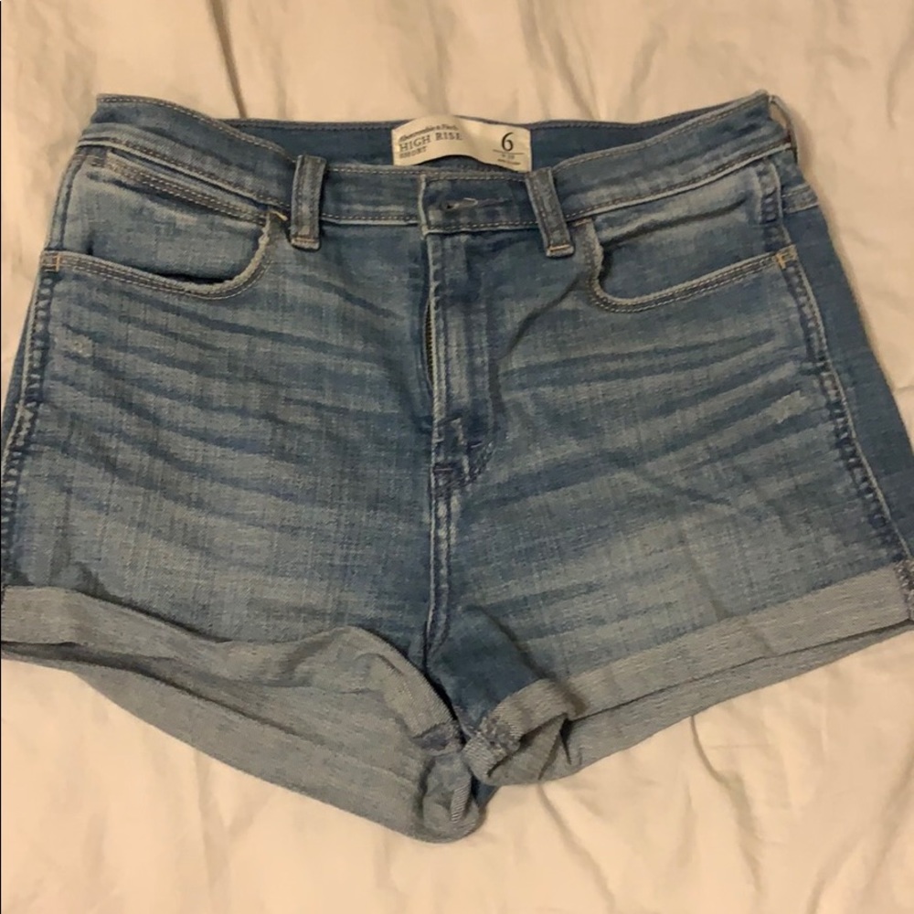 Medium Wash Denim Shorts